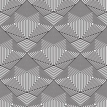 Abstract seamless pattern. Modern stylish texturegeometric backg Stock Illustration