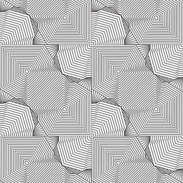 Abstract seamless pattern. Modern stylish texturegeometric backg Stock Illustration