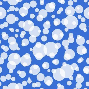 Abstract seamless pattern with monochrome balls.Illustration of overlapping d 스톡 일러스트