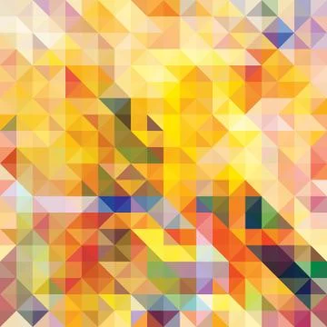 Abstract seamless pattern. Mosaic. Vector Stock Illustration