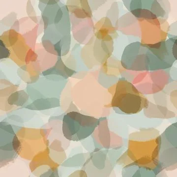 Abstract seamless pattern with multicolored spots. Illustrazione stock