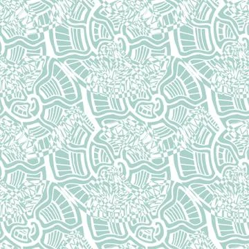 Abstract seamless pattern. Nautical background in pastel blue color. Abstract Stock Illustration