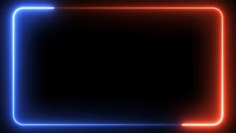 Abstract seamless pattern of neon glowing ultraviolet lines, modern fluorescent Video stock 108637652