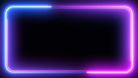 Abstract seamless pattern of neon glowing. Vídeo Stock 123830750