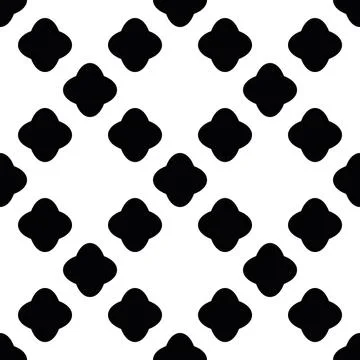 Abstract seamless pattern ol rounded shapes イラスト素材