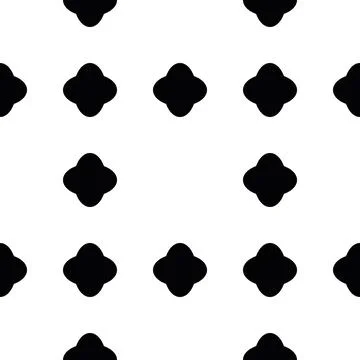 Abstract seamless pattern ol rounded shapes イラスト素材