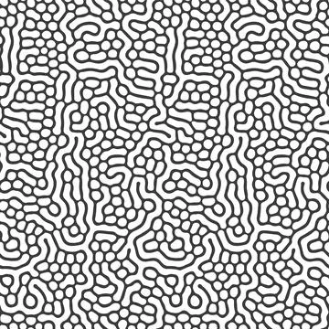 Abstract seamless pattern. Organic curves. Organic seamless pattern. Ilustración de archivo