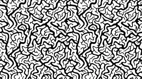 Abstract seamless pattern with organic natural flowing lines or texture rep.. イラスト素材