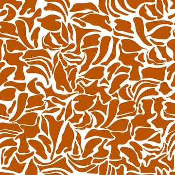 Abstract seamless pattern with organic shapes. Trendy vector illustration. 스톡 일러스트