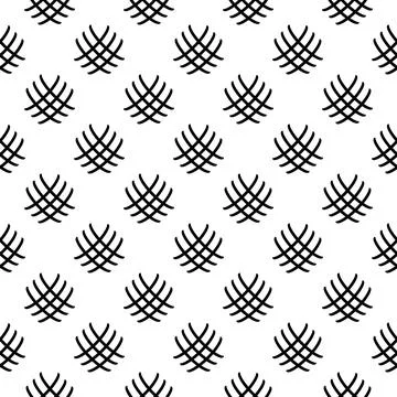 Abstract seamless pattern ornament line motif Stock Illustration