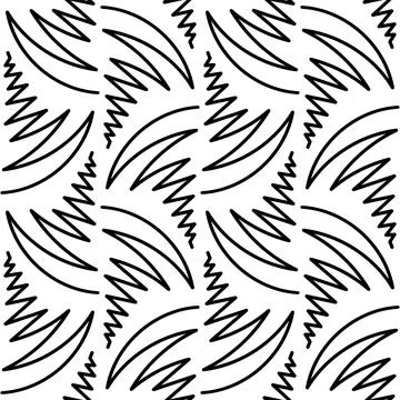 Abstract seamless pattern with ornaments. Vector illustration. Decorative tex 스톡 일러스트