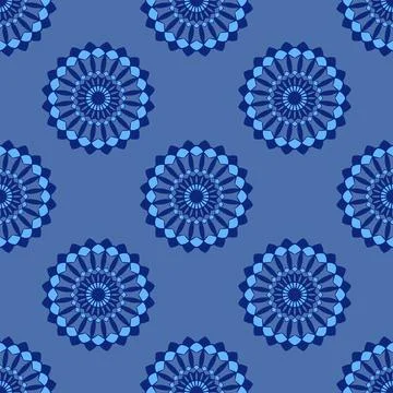 Abstract seamless pattern with ornaments. Vector illustration. Decorative tex 库存插图