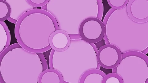 Abstract seamless pattern of overlapping circles with edged borders animati.. Stock Footage 329713071