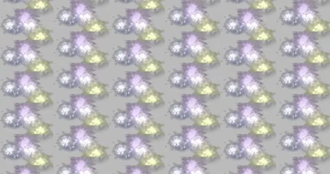 Abstract Seamless Pattern with Pastel Colors on Gray Background Stock Footage 309880232