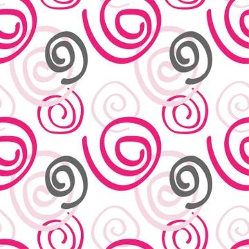 Abstract seamless pattern pink color Stock Illustration