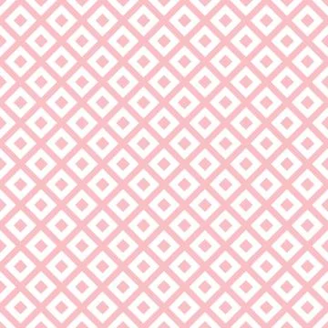 Abstract seamless pattern with pink rhombuses Stock Illustration