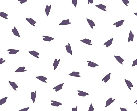 Abstract seamless pattern purple shapes vector Stock Illustration