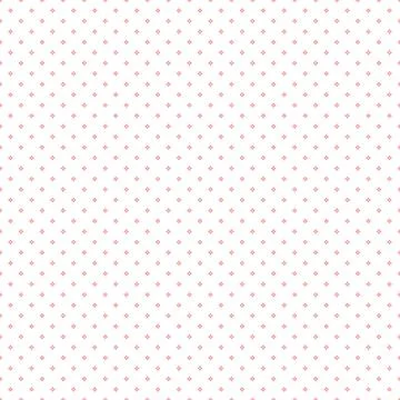 Abstract seamless pattern with red outline crosses on white background. Moder Illustrazione stock