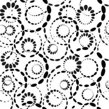 Abstract seamless pattern. Round Spot background Stock Illustration