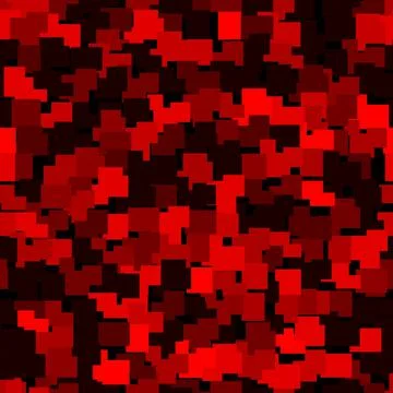 Abstract seamless pattern with sapphire blue colored chaotic squares Illustrazione stock