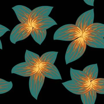 Abstract seamless pattern with simple elements イラスト素材