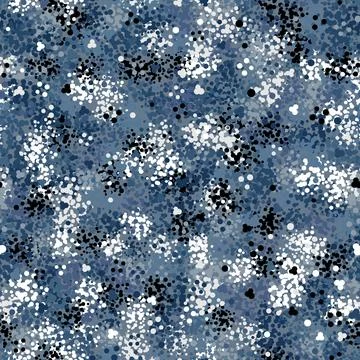 Abstract seamless pattern with sky blue colored chaotic squares background Stock Illustration