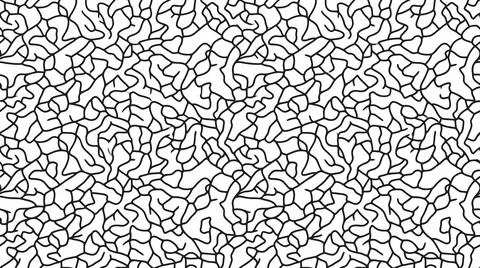 Abstract seamless pattern with small tangled lines organic texture modern s.. Stock Illustration