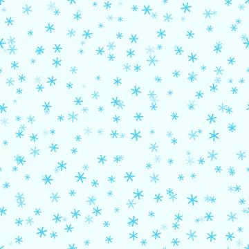 Abstract seamless pattern with snowflakes Stock Illustration