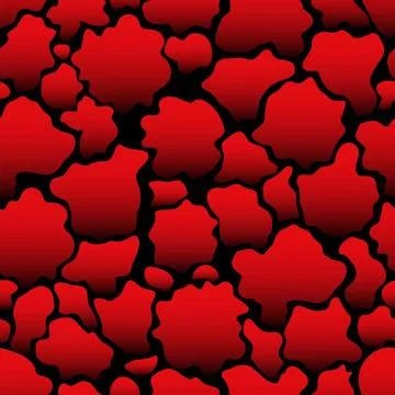 Abstract seamless pattern of stains of different shapes. Vector background of Stock Illustration