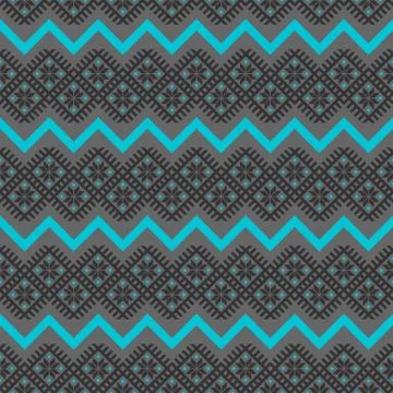 Abstract seamless pattern with stars or flowers. ethnic background Stock Illustration