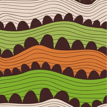 Abstract seamless pattern with stripes and circles, colorful seamless abstrac 스톡 일러스트