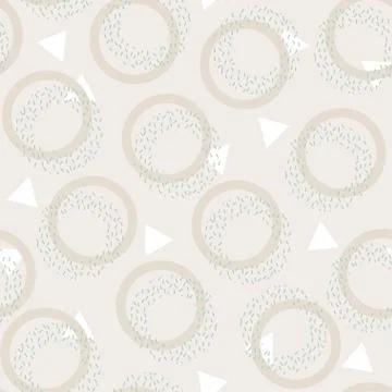 Abstract seamless pattern in the style of Memphis Stock Illustration