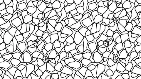 Abstract seamless pattern with stylized stone wall or mosaic texture with i.. Stock Illustration