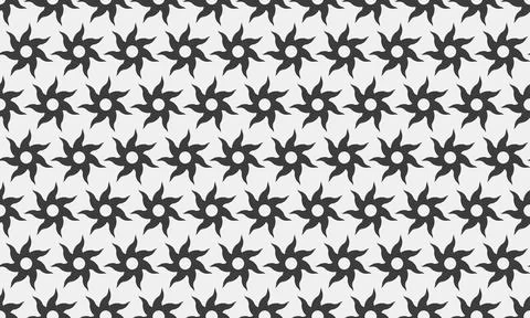 Abstract seamless pattern with stylized sun or starburst motifs.  Perfect f.. Stock Illustration