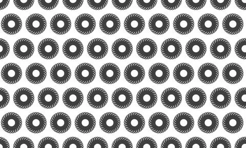 Abstract seamless pattern of swirling circles.  Geometric design ideal for .. Stockillustratie