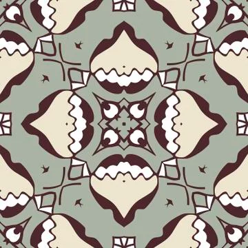 Abstract seamless pattern for textile and background vector Illustration