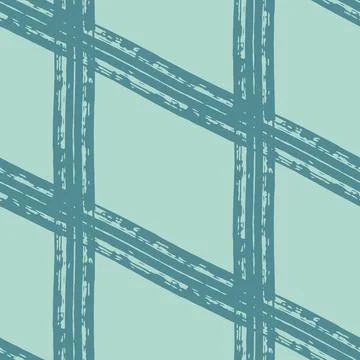 Abstract seamless pattern for textile and packaging design. Rough geometric l Stock Illustration