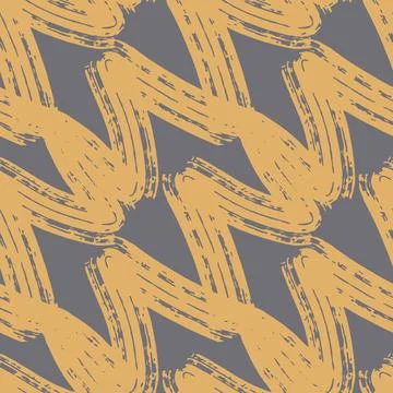 Abstract seamless pattern for textile and packaging design. Grunge messy roug Stock Illustration