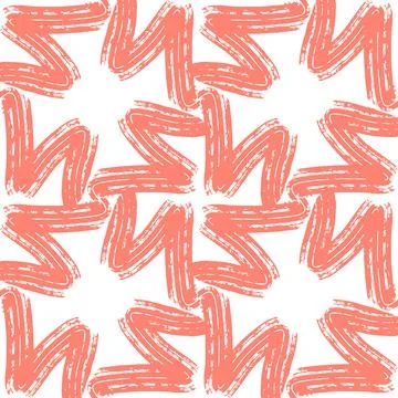 Abstract seamless pattern for textile and packaging design. Grunge messy roug Stock Illustration