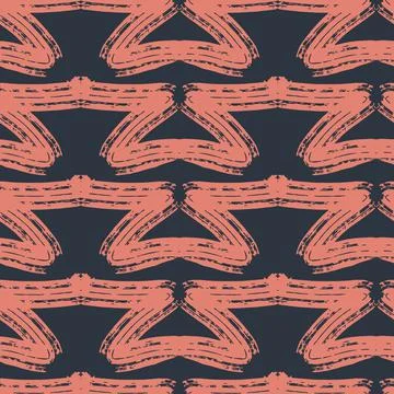 Abstract seamless pattern for textile and packaging design. Grunge pink dark  Stock Illustration