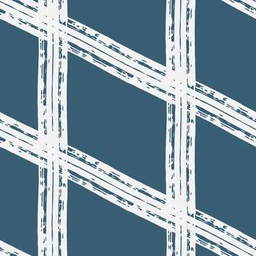 Abstract seamless pattern for textile and packaging design. Rough geometric w Stock Illustration