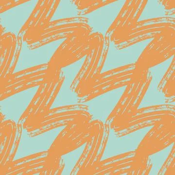 Abstract seamless pattern for textile and packaging design. Grunge messy fant Stock Illustration