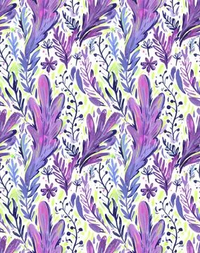 Abstract seamless pattern for textile and fabric. Hand-drawn artistic texture Stock Photos
