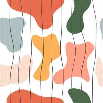 Abstract seamless pattern for texture, textiles and simple backgrounds. Simpl Illustrazione stock