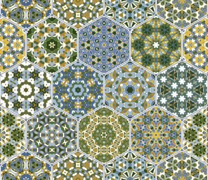 Abstract seamless pattern tiles Stock-Illustration