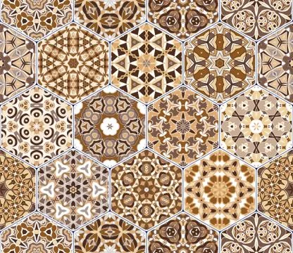 Abstract seamless pattern tiles Stock-Illustration