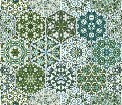 Abstract seamless pattern tiles イラスト素材