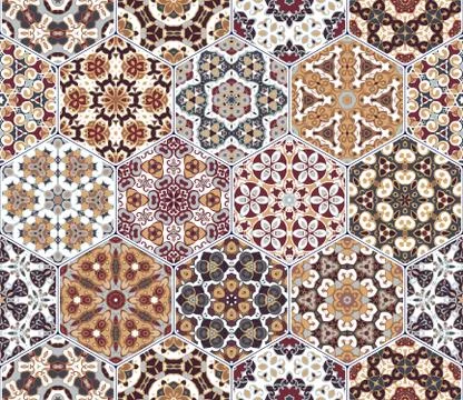 Abstract seamless pattern tiles Stock-Illustration