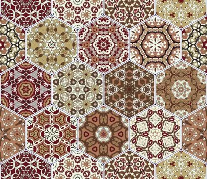 Abstract seamless pattern tiles Stockillustratie