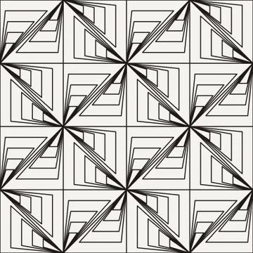 Abstract seamless pattern with triangles Stock Illustration